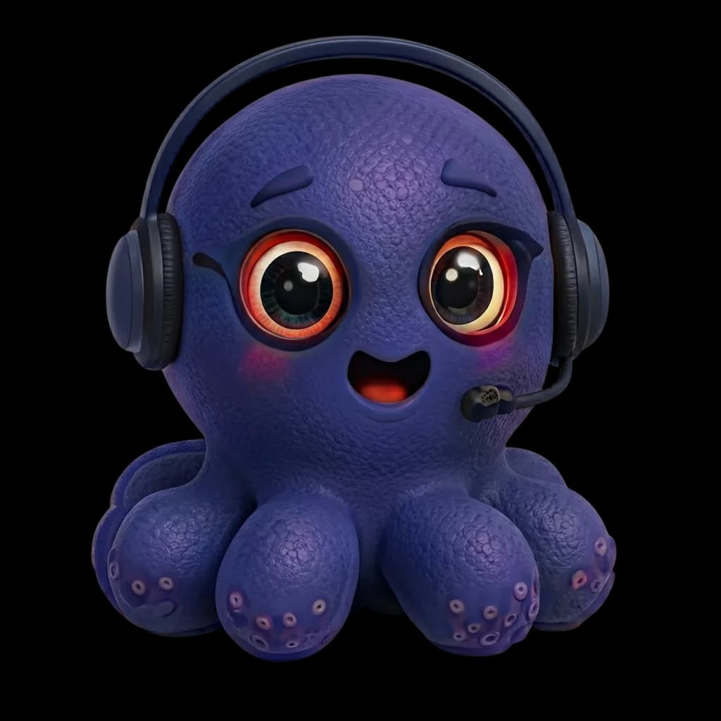 Otto med headset, klar til live